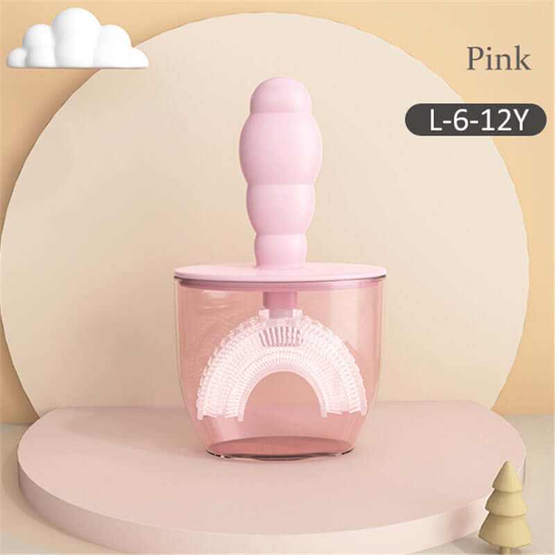 Children's Manual Silicone U-Shaped Toothbrush