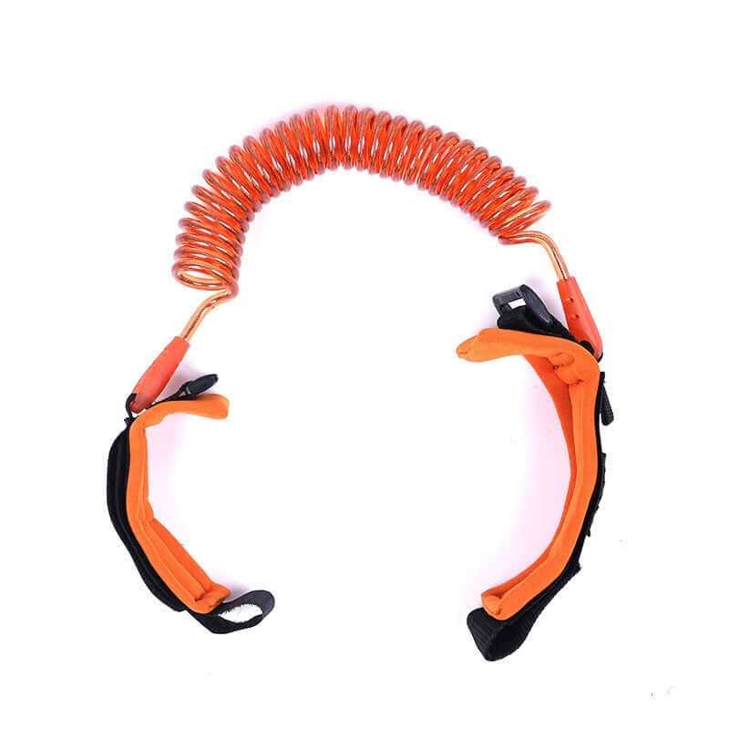 Child Safety Wristband anti-lost wrist harness with a coiled design, ideal for secure outdoor exploration.