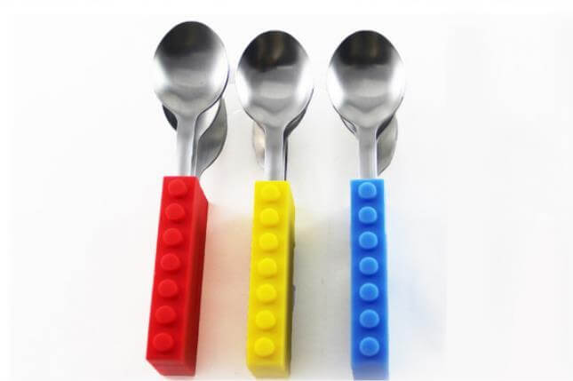 3PCS Creative Bricks Cutlery Set