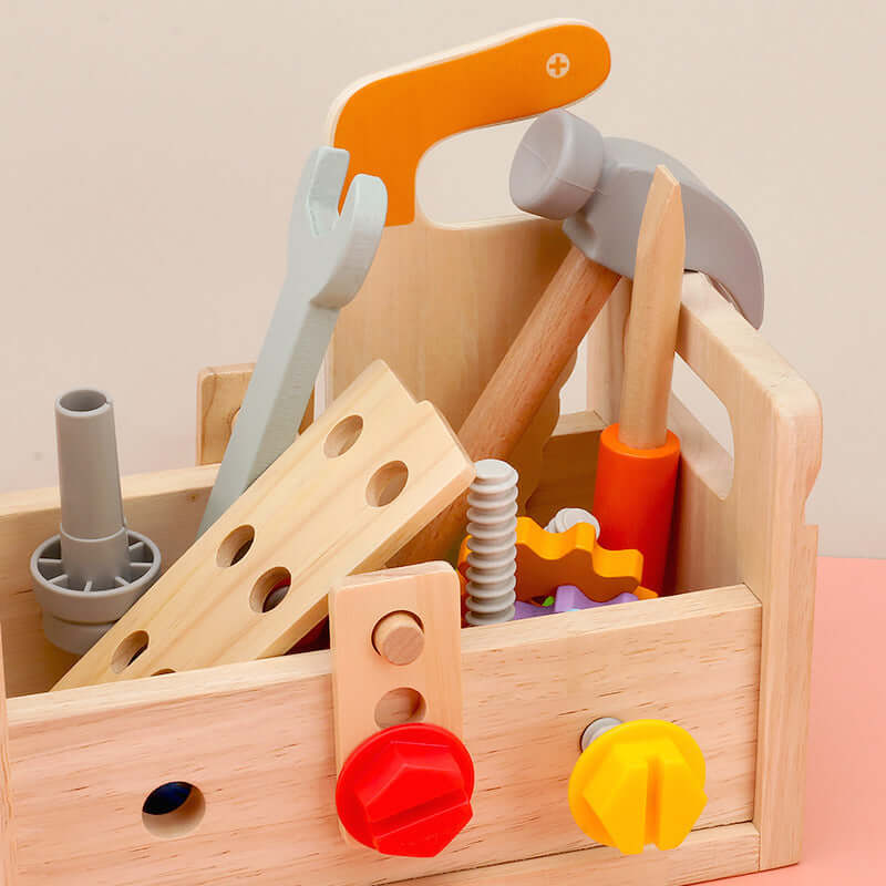 Wooden Toolbox for Children