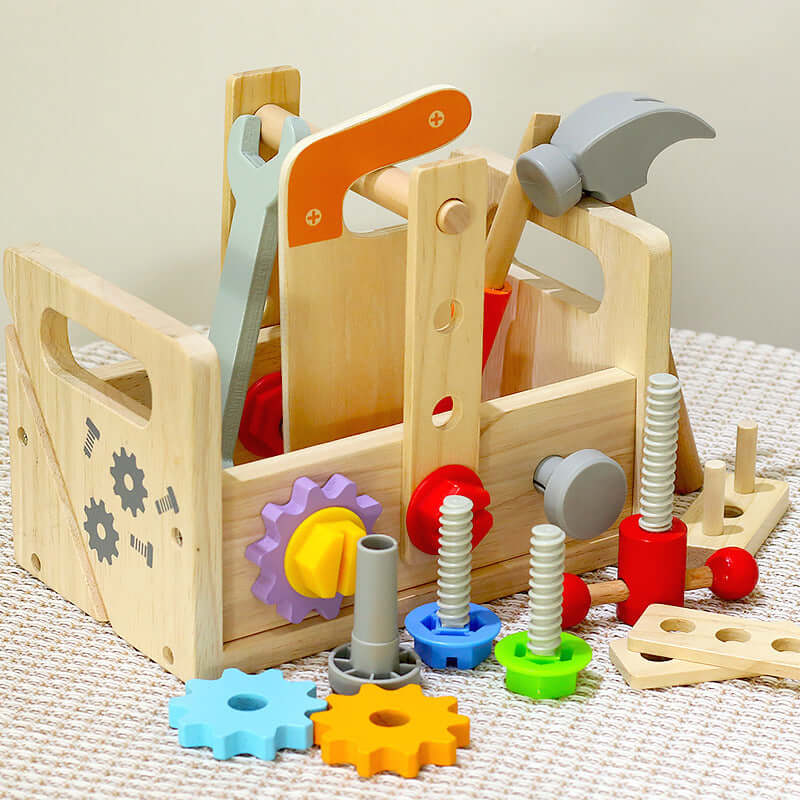 Wooden Toolbox for Children