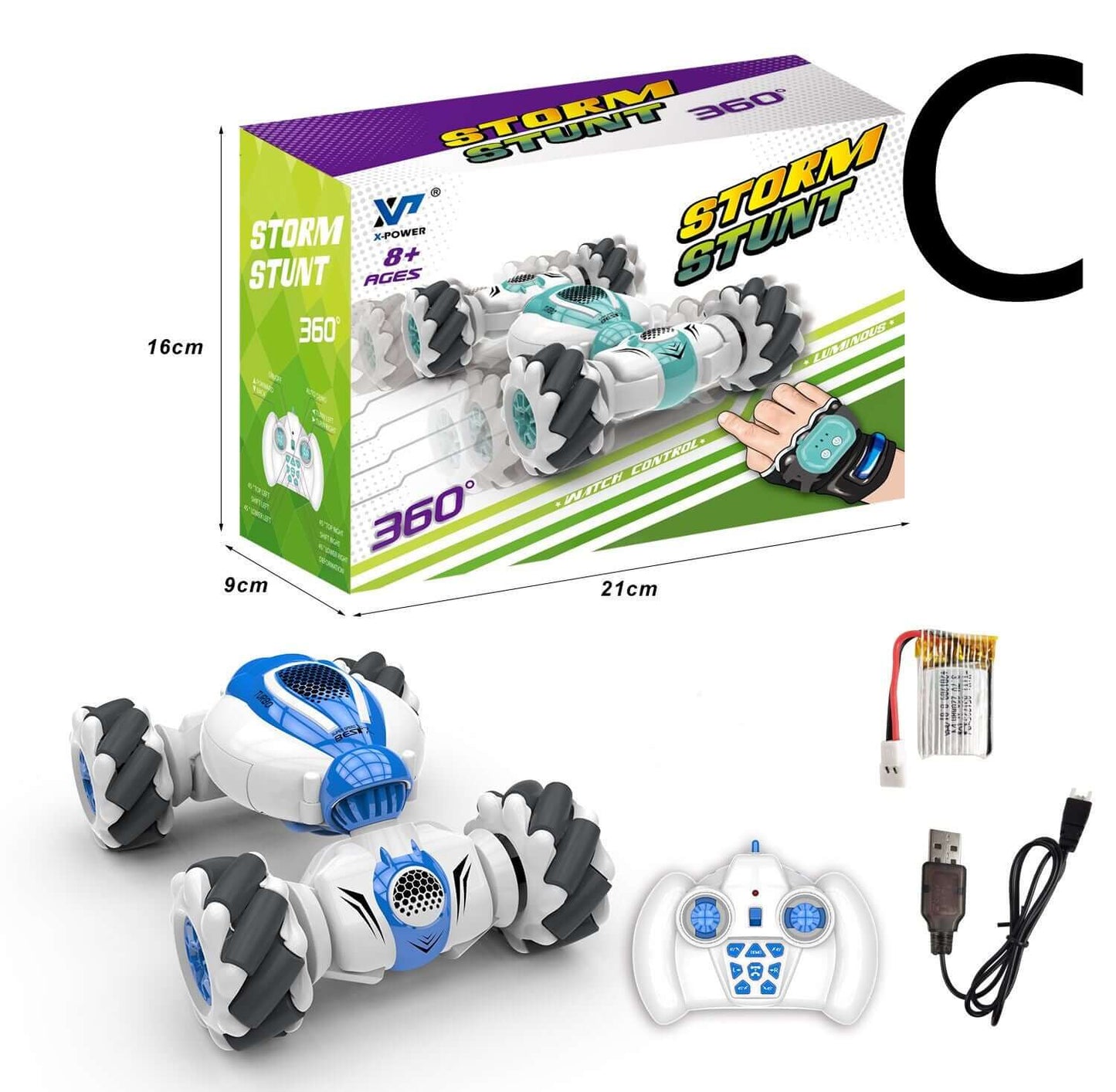 Stunt Car - Remote Control/Watch Sensor