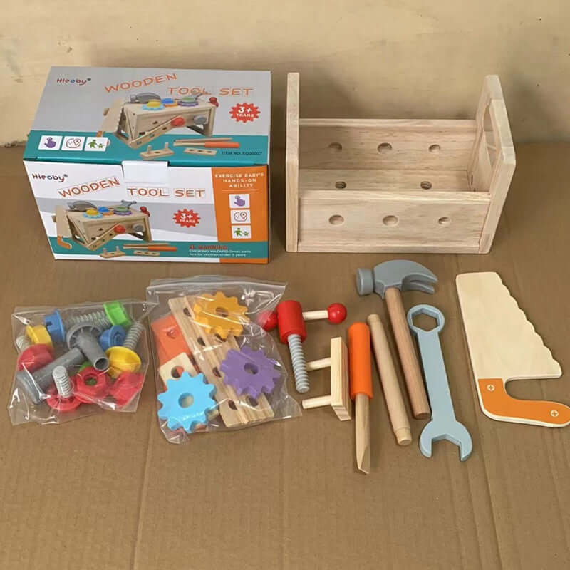 Wooden Toolbox for Children